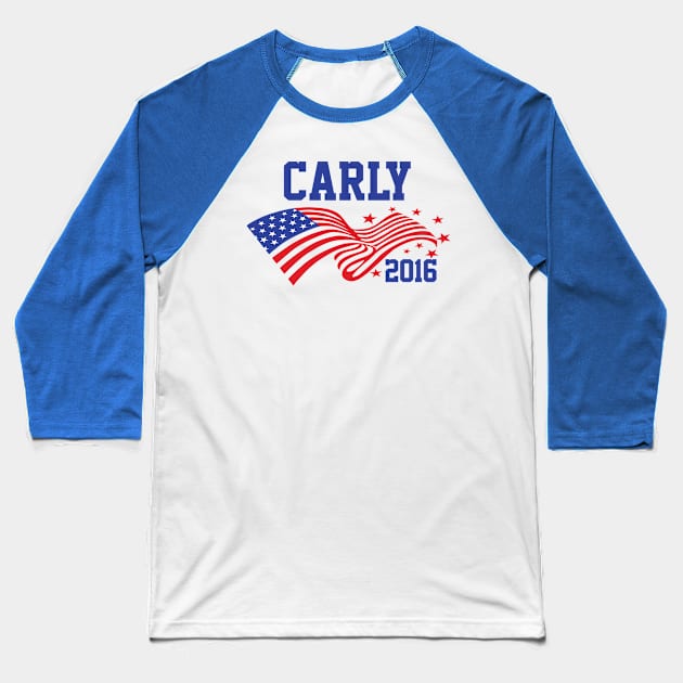 Carly Fiorina 2016 Baseball T-Shirt by ESDesign